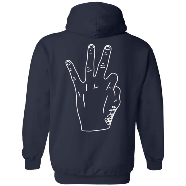 Daniel Ricciardo Merch RIC3 White Logo Hand Hoodie Sweatshirt Daniel Ricciardo Merch RIC3 White Logo Hand Hoodie Sweatshirt