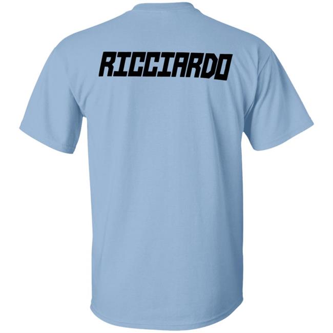 Daniel Ricciardo Merch Race Service X Dr Black Logo Tee Shirt Daniel Ricciardo Merch Race Service X Dr Black Logo Tee Shirt