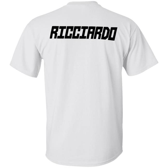 Daniel Ricciardo Merch Race Service X Dr Black Logo Tee Shirt Daniel Ricciardo Merch Race Service X Dr Black Logo Tee Shirt