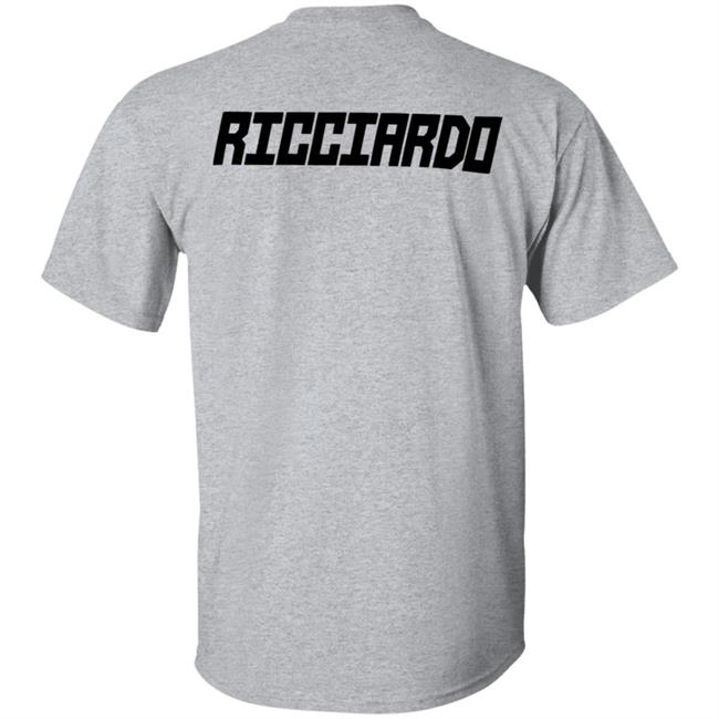 Daniel Ricciardo Merch Race Service X Dr Black Logo Tee Shirt Daniel Ricciardo Merch Race Service X Dr Black Logo Tee Shirt
