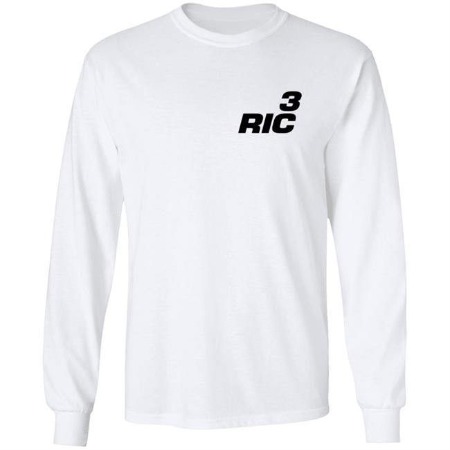 Daniel Ricciardo Merch RIC3 Logo Hand T Shirt Daniel Ricciardo Merch RIC3 Logo Hand T Shirt