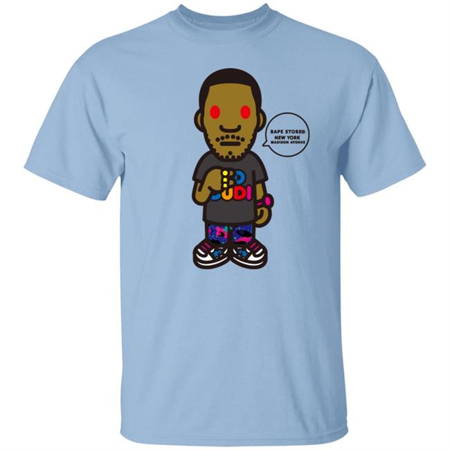 Kid Cudi and Bape Unveil Collaborative Limited Edition Tee Shirt Kid Cudi and Bape Unveil Collaborative Limited Edition Tee Shirt