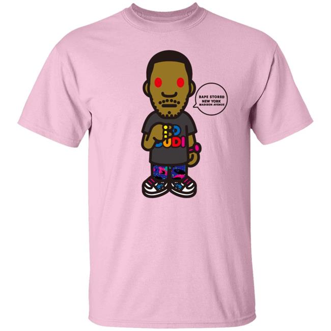 Kid Cudi and Bape Unveil Collaborative Limited Edition Tee Shirt Kid Cudi and Bape Unveil Collaborative Limited Edition Tee Shirt