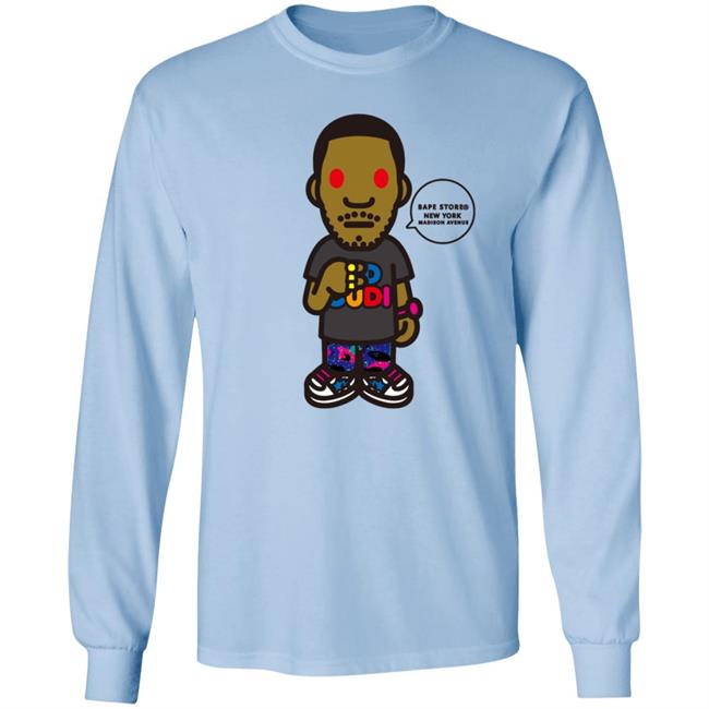 Kid Cudi and Bape Unveil Collaborative Limited Edition Tee Shirt Kid Cudi and Bape Unveil Collaborative Limited Edition Tee Shirt