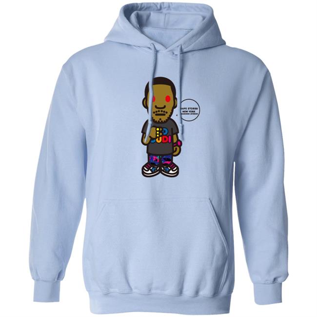 Kid Cudi and Bape Unveil Collaborative Limited Edition Tee Shirt Kid Cudi and Bape Unveil Collaborative Limited Edition Tee Shirt