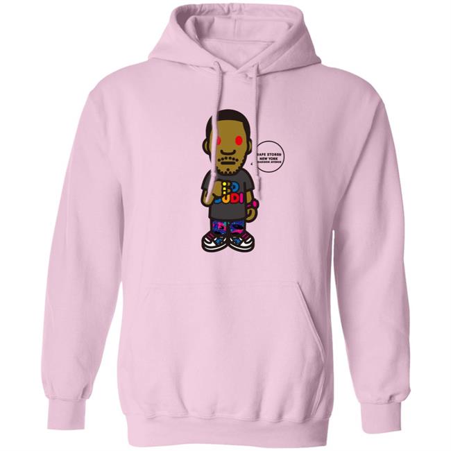 Kid Cudi and Bape Unveil Collaborative Limited Edition Tee Shirt Kid Cudi and Bape Unveil Collaborative Limited Edition Tee Shirt