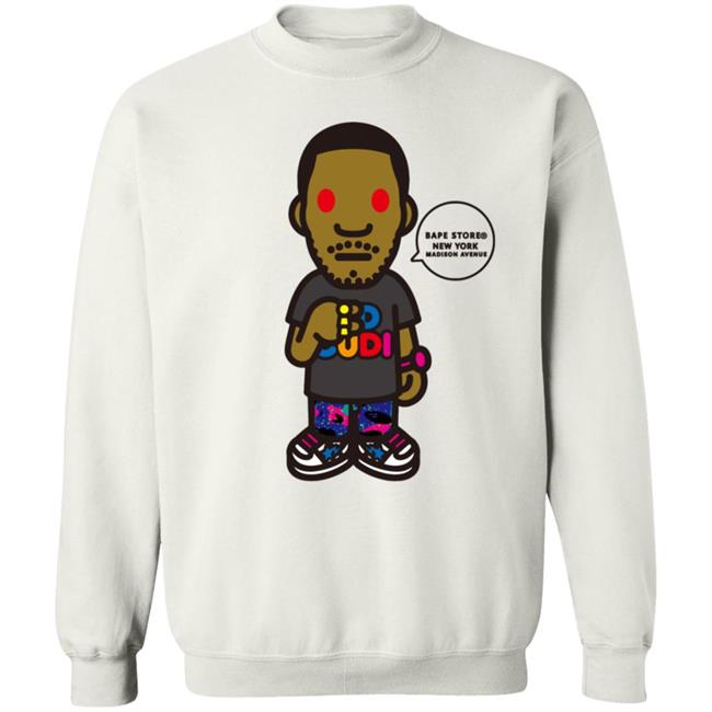 Kid Cudi and Bape Unveil Collaborative Limited Edition Tee Shirt Kid Cudi and Bape Unveil Collaborative Limited Edition Tee Shirt