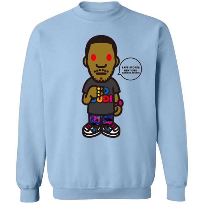 Kid Cudi and Bape Unveil Collaborative Limited Edition Tee Shirt Kid Cudi and Bape Unveil Collaborative Limited Edition Tee Shirt