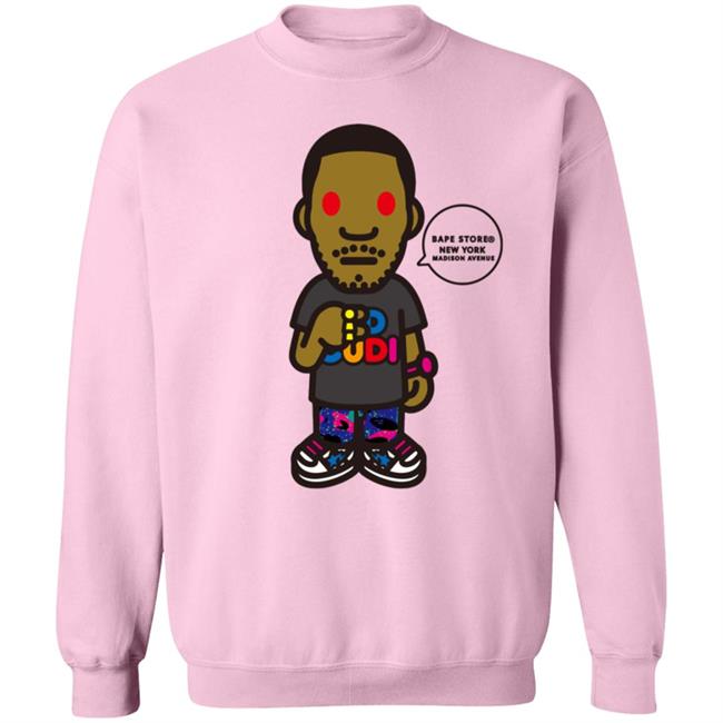 Kid Cudi and Bape Unveil Collaborative Limited Edition Tee Shirt Kid Cudi and Bape Unveil Collaborative Limited Edition Tee Shirt