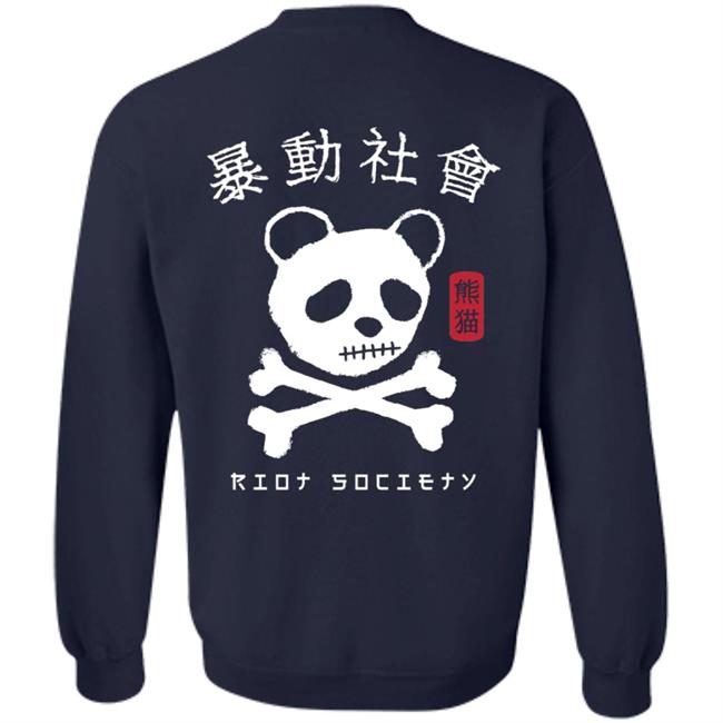 Riot Society Merch Panda Skull Kanji T Shirt Riot Society Merch Panda Skull Kanji T Shirt