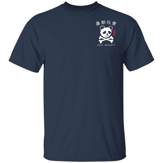 Riot Society Merch Panda Skull Kanji T Shirt Riot Society Merch Panda Skull Kanji T Shirt