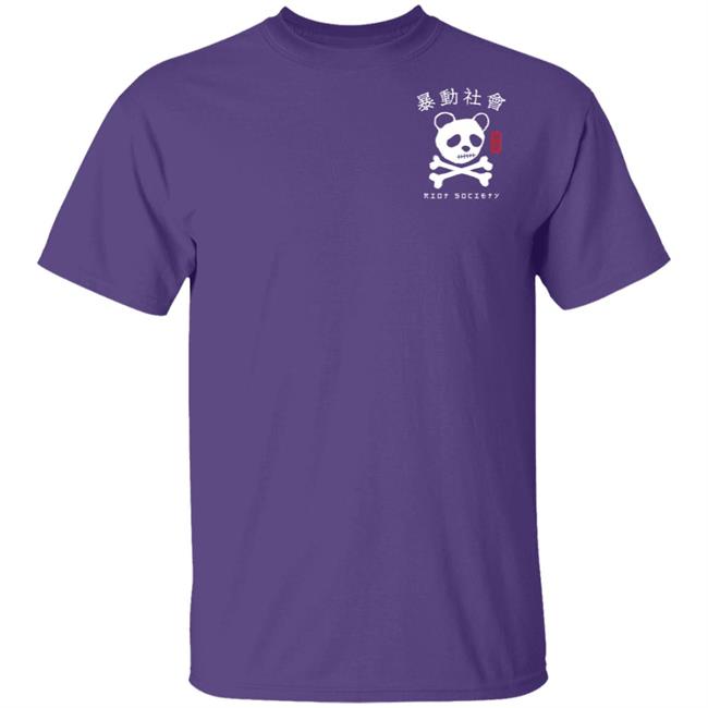 Riot Society Merch Panda Skull Kanji T Shirt Riot Society Merch Panda Skull Kanji T Shirt