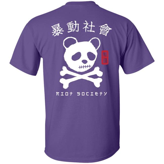 Riot Society Merch Panda Skull Kanji T Shirt Riot Society Merch Panda Skull Kanji T Shirt