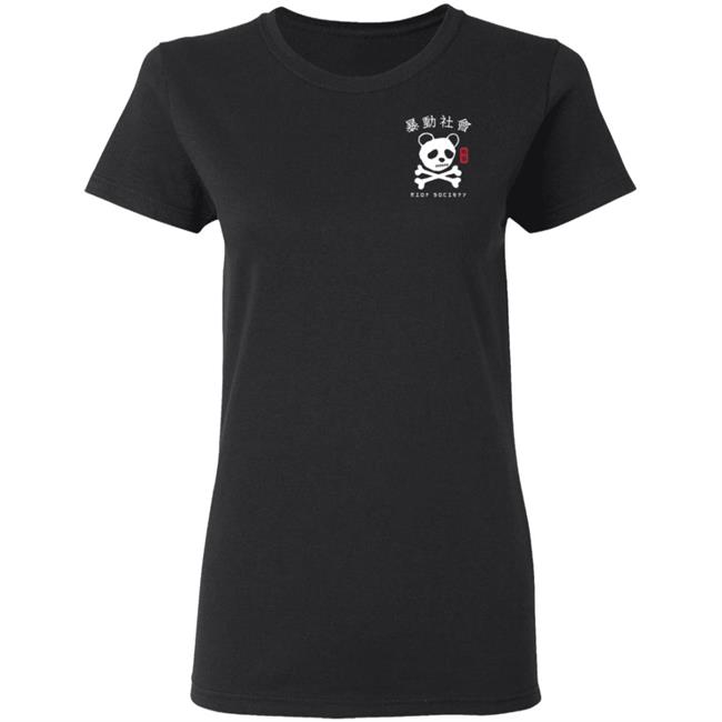 Riot Society Merch Panda Skull Kanji T Shirt Riot Society Merch Panda Skull Kanji T Shirt