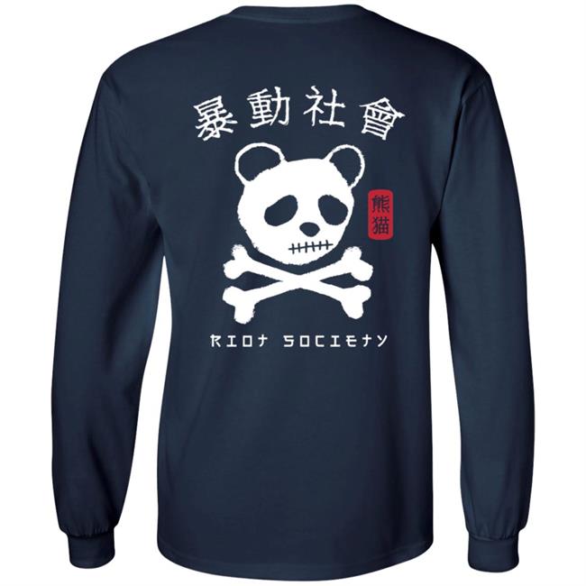 Riot Society Merch Panda Skull Kanji T Shirt Riot Society Merch Panda Skull Kanji T Shirt