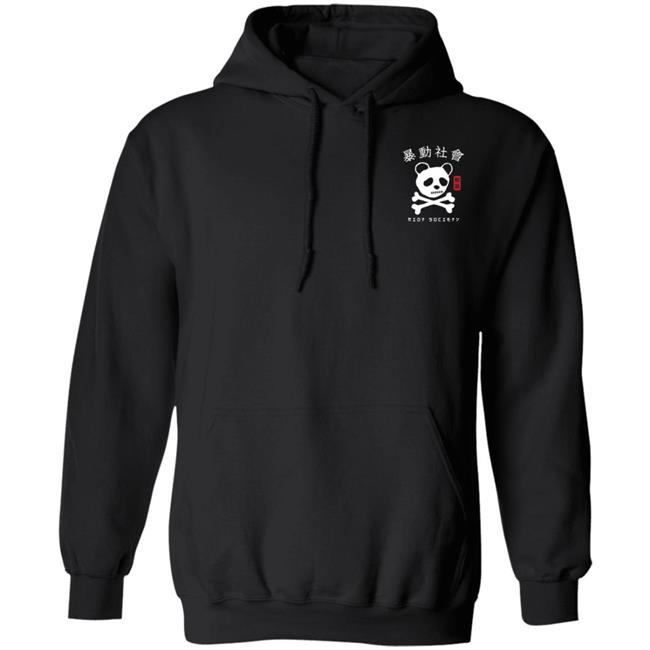 Riot Society Merch Panda Skull Kanji T Shirt Riot Society Merch Panda Skull Kanji T Shirt