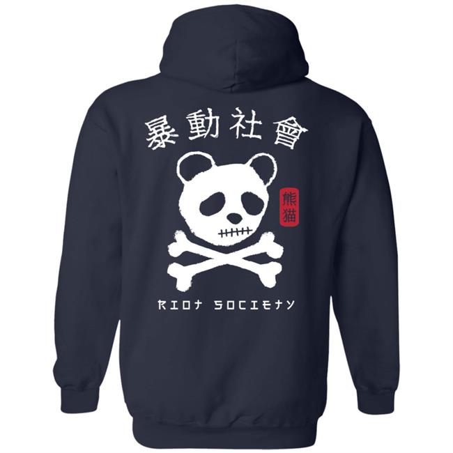 Riot Society Merch Panda Skull Kanji T Shirt Riot Society Merch Panda Skull Kanji T Shirt