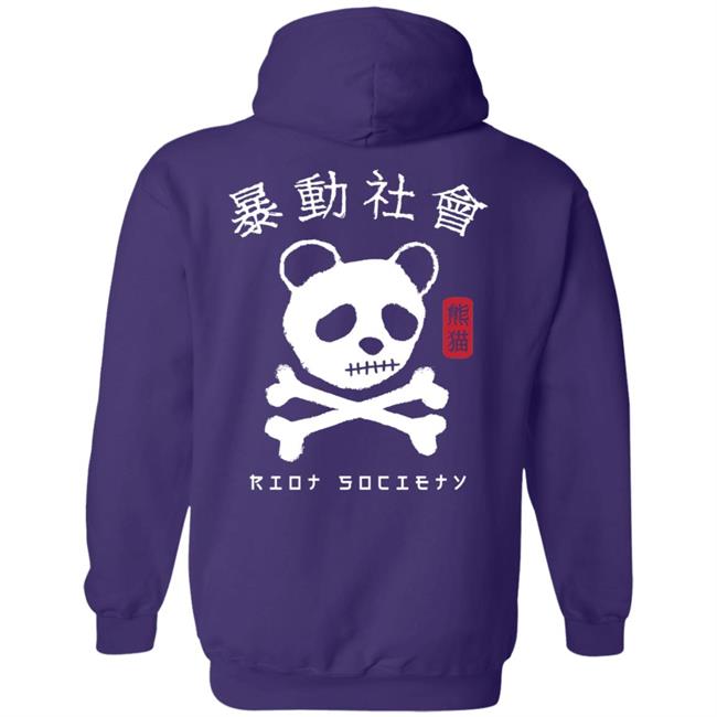 Riot Society Merch Panda Skull Kanji T Shirt Riot Society Merch Panda Skull Kanji T Shirt