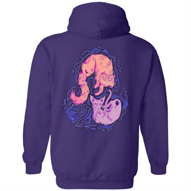 Paymoneywubby Merch PMW Cat Duo Hoodie Paymoneywubby Merch PMW Cat Duo Hoodie