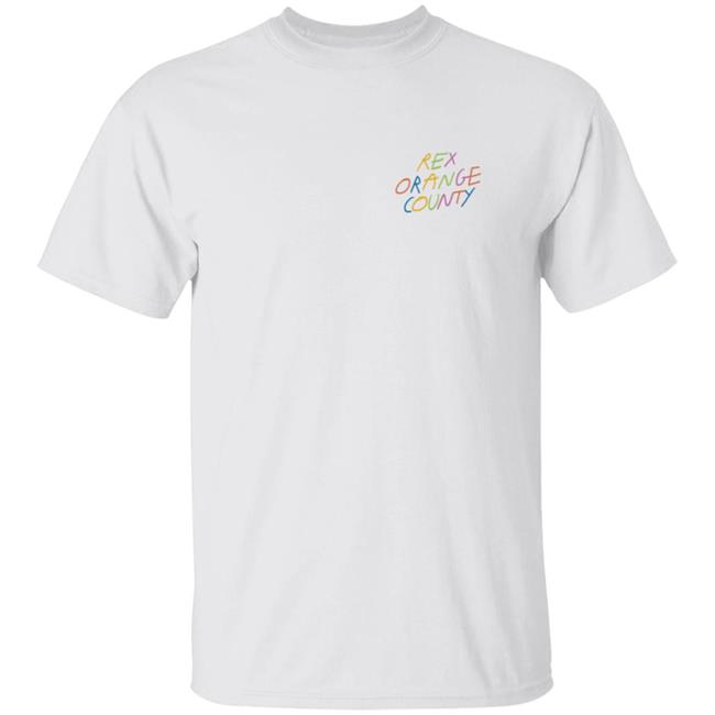 Rex Orange County Merch Pony Cascading Logo LS T Shirt