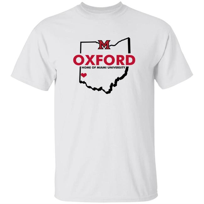 Miami Redhawks Oxford Blues Home Of Miami University T Shirt