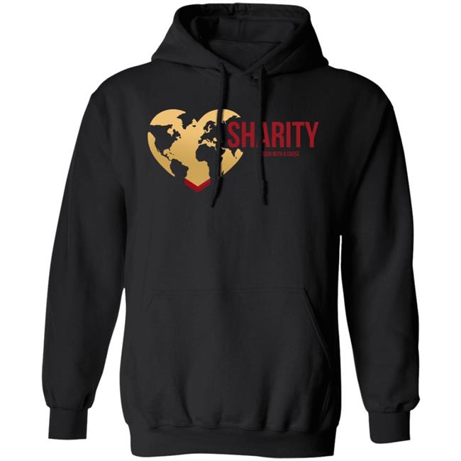 Sharitytoken Merch Sharity Hoodie Sharity A Coin With A Cause