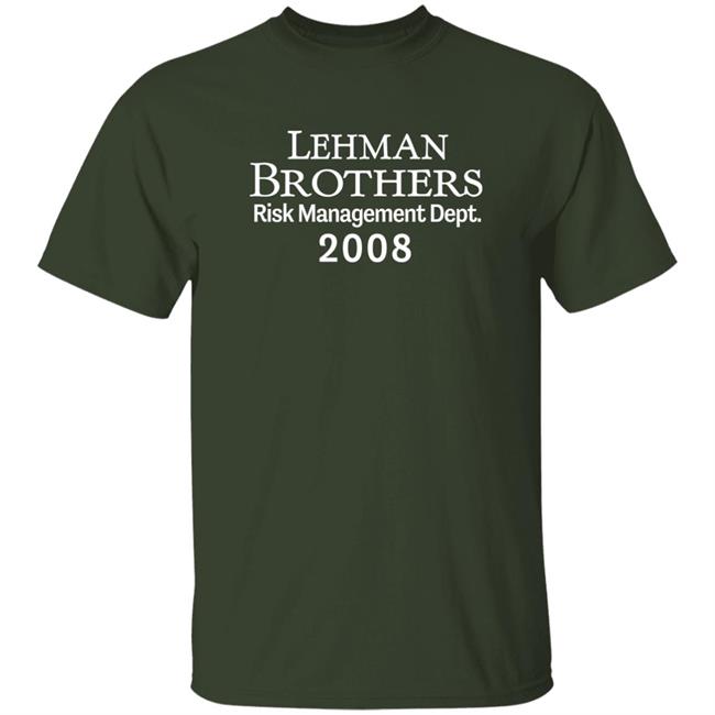 Sarah Katilyn Lehman Brothers Risk Management Dept 2008 Shirt