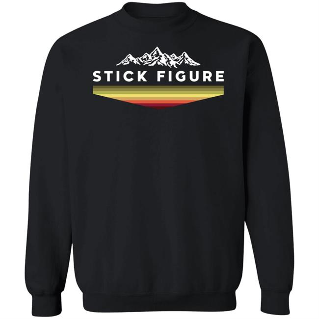 Stick Figure Merch Mountain Raglan Crewneck Sweatshirt