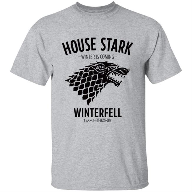Rukus House Stark Winter Is Coming Winterfell Game Of Throne Shirt