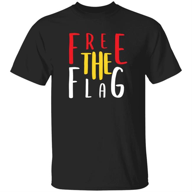 Clothing The Gap Free The Flag Tee Shirt