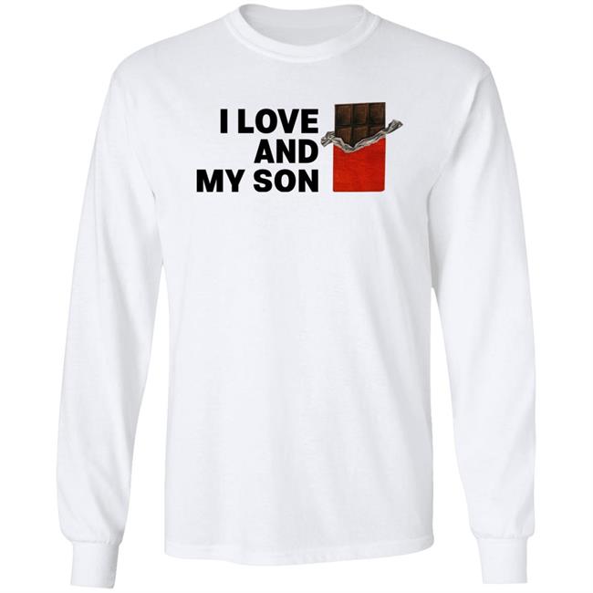 I Love Chocolate And My Son Shirt Comic Sans Galore I Love Chocolate And My Son Shirt Comic Sans Galore