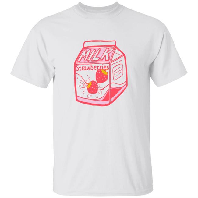 H&M Pyjama Strawberry Milk Shirt