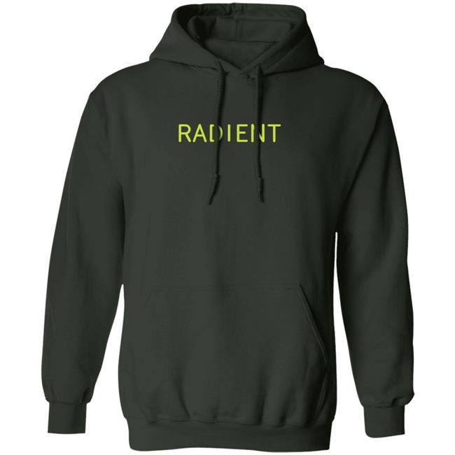 Raccoon Hitam Merch Radient Hoodie Sweatshirt