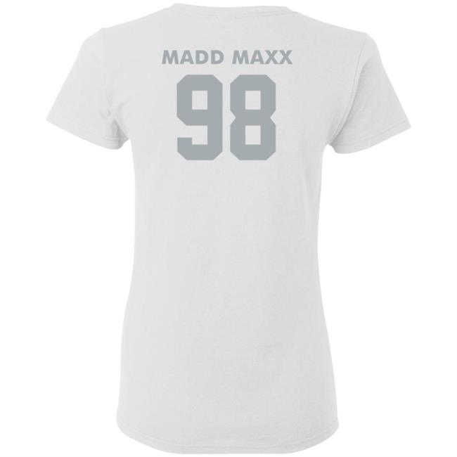 Maddmaxx Merch Maxx Crosby Silver Logo Shirt Maddmaxx Merch Maxx Crosby Silver Logo Shirt