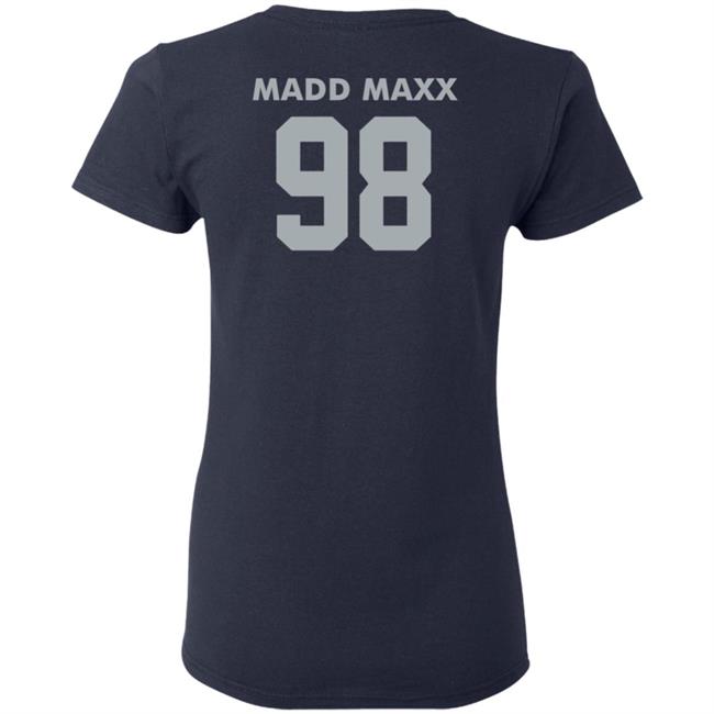 Maddmaxx Merch Maxx Crosby Silver Logo Shirt Maddmaxx Merch Maxx Crosby Silver Logo Shirt