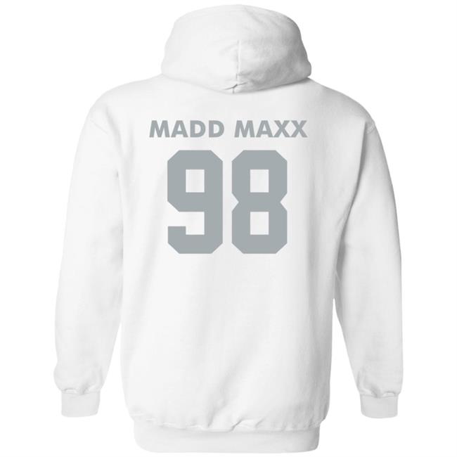 Maddmaxx Merch Maxx Crosby Silver Logo Shirt Maddmaxx Merch Maxx Crosby Silver Logo Shirt