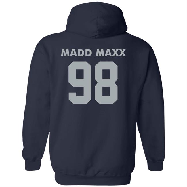 Maddmaxx Merch Maxx Crosby Silver Logo Shirt Maddmaxx Merch Maxx Crosby Silver Logo Shirt