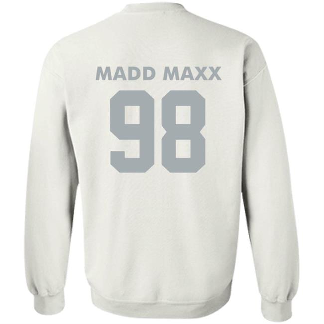 Maddmaxx Merch Maxx Crosby Silver Logo Shirt Maddmaxx Merch Maxx Crosby Silver Logo Shirt