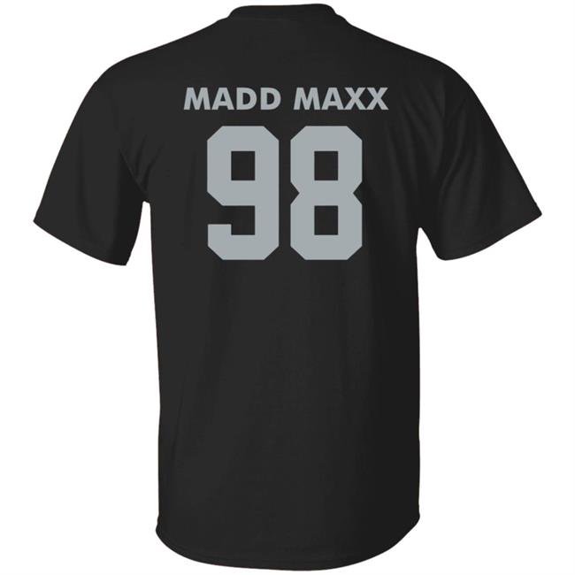 Maddmaxx Merch Maxx Crosby Silver Logo Shirt Maddmaxx Merch Maxx Crosby Silver Logo Shirt