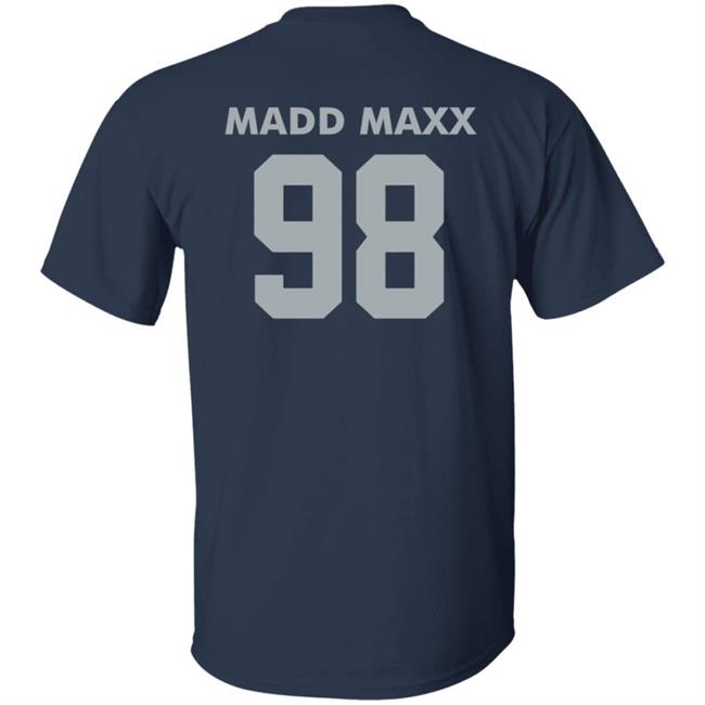 Maddmaxx Merch Maxx Crosby Silver Logo Shirt Maddmaxx Merch Maxx Crosby Silver Logo Shirt