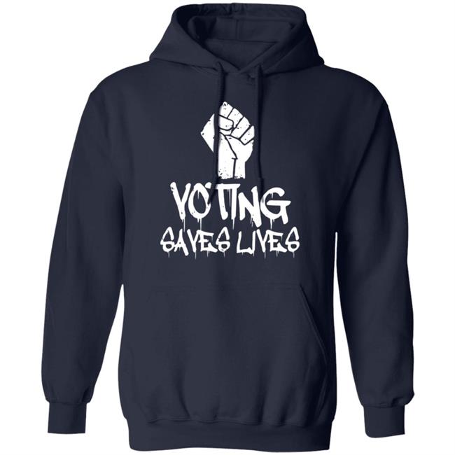 Sam Aburime Voting Saves Lives Shirt Rainy Studios Sam Aburime Voting Saves Lives Shirt Rainy Studios