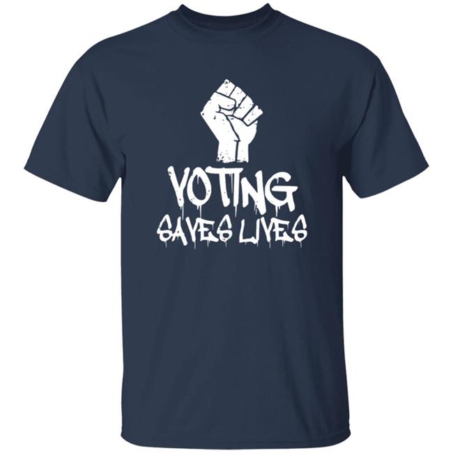 Sam Aburime Voting Saves Lives Shirt Rainy Studios Sam Aburime Voting Saves Lives Shirt Rainy Studios