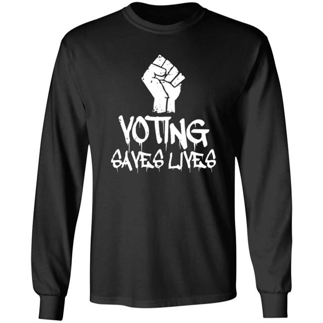 Sam Aburime Voting Saves Lives Shirt Rainy Studios Sam Aburime Voting Saves Lives Shirt Rainy Studios