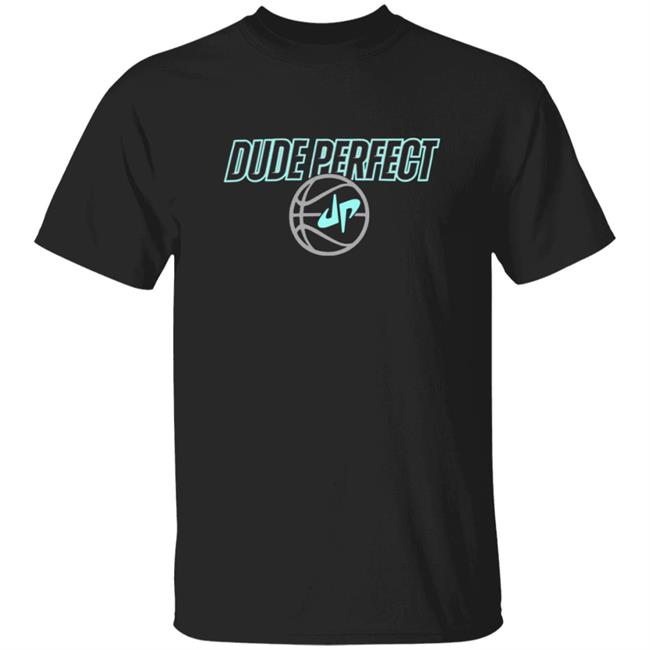 Dude Perfect Merch Crushing The Court 5 Reflective Performance Tee Shirt