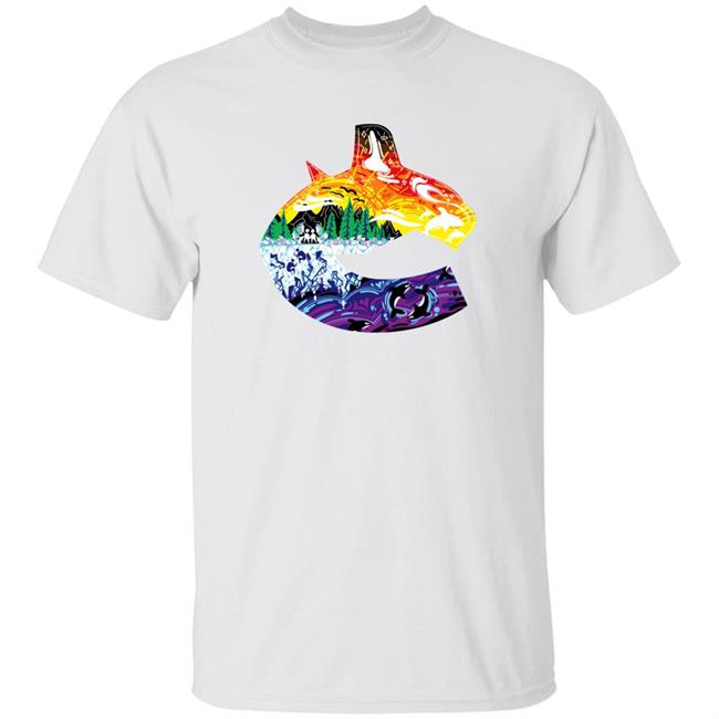 Flyerswitch Vancouver Canucks Pride Orca Shirt Vanbase Merch