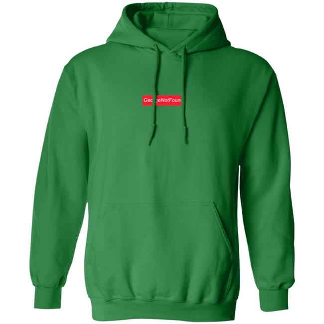 George Not Found Merch GeorgeNotFound Holiday Green Hoodie Sweatshirt