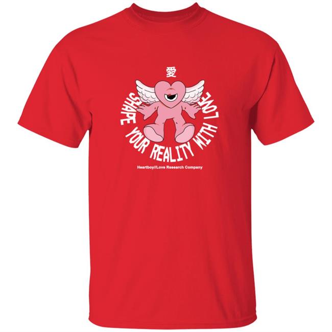 Heart Boy Shape Your Reality With Love Shirt Love Research Company