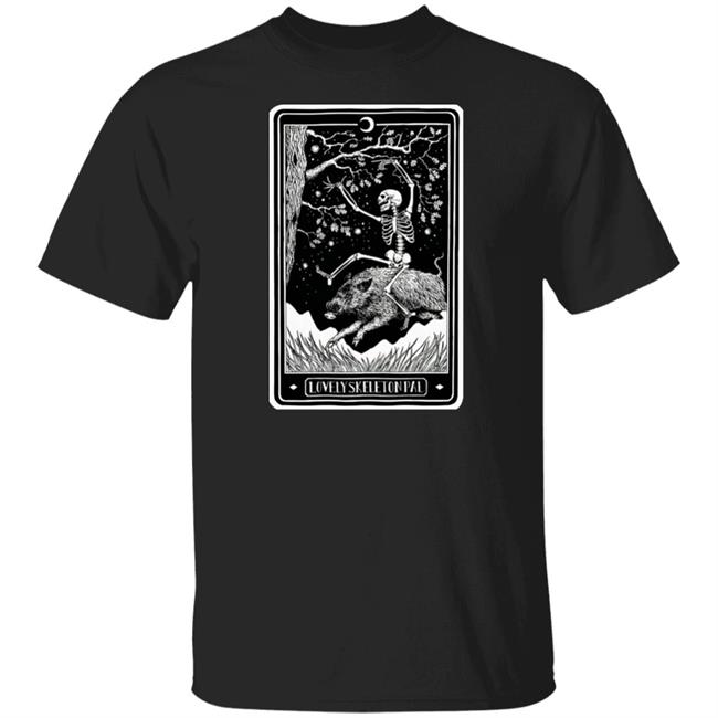 Ever Press Store Merch Lovely Skeleton Pal Tee Shirt Johnny Chiodini