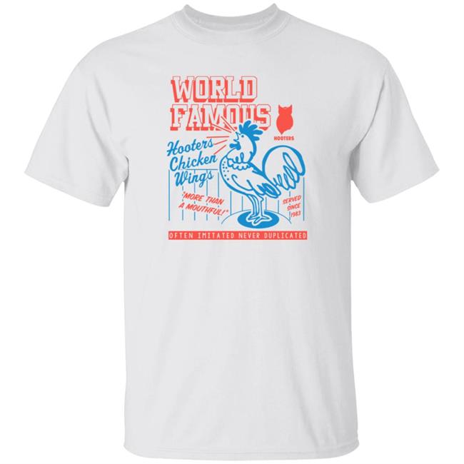 Hooters Shop Hooters World Famous Chicken T Shirt