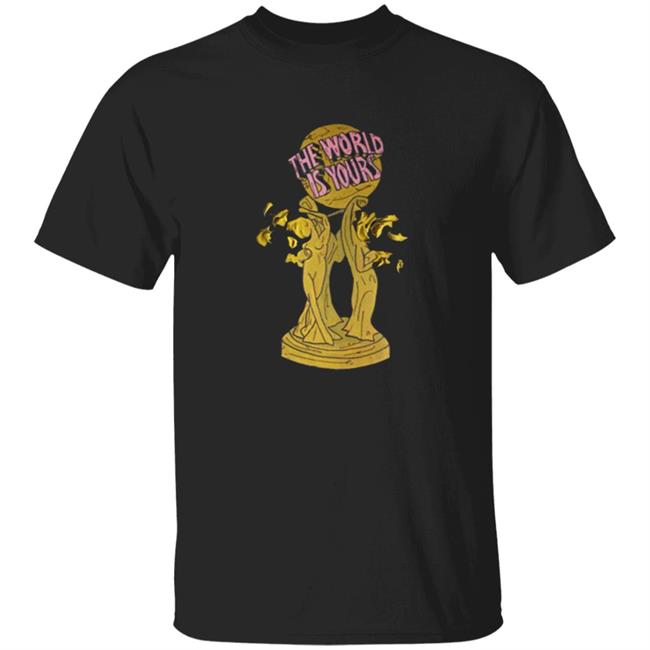 Benny The Butcher Merch Benny Plugs2 The World Is Yours Tee Shirt